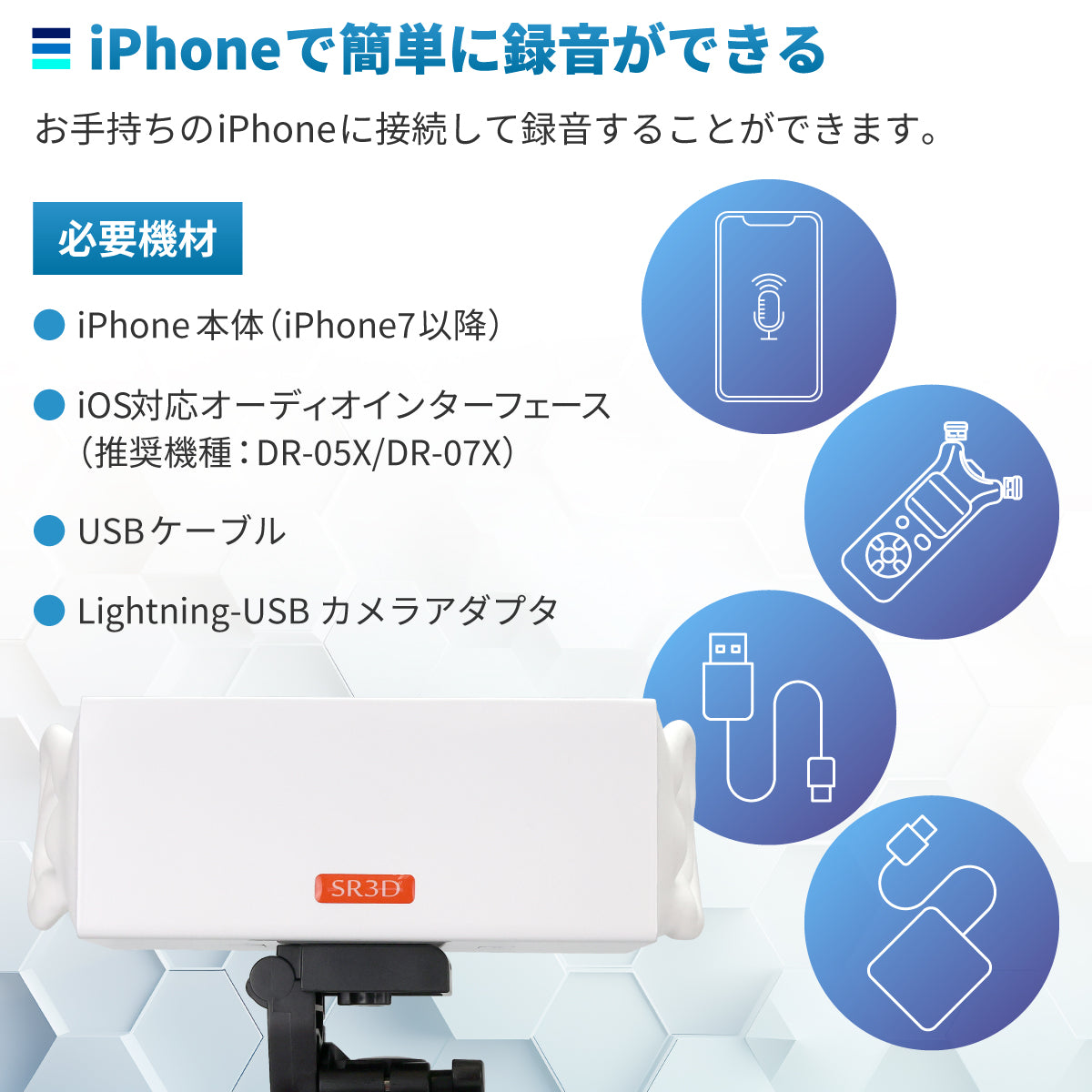 SR3D ステレオミニタイプ iPhone録音可能 バイノーラルマイク ASMRマイク – sr3d-world